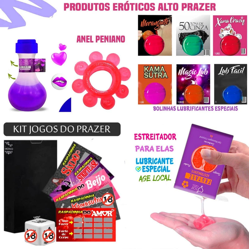 Kit Premium de Sensações - 25 Produtos [PROMOÇÃO]